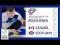 Highlights of Canada v Scotland - Round robin - World Mixed Doubles Curling Championship 2021