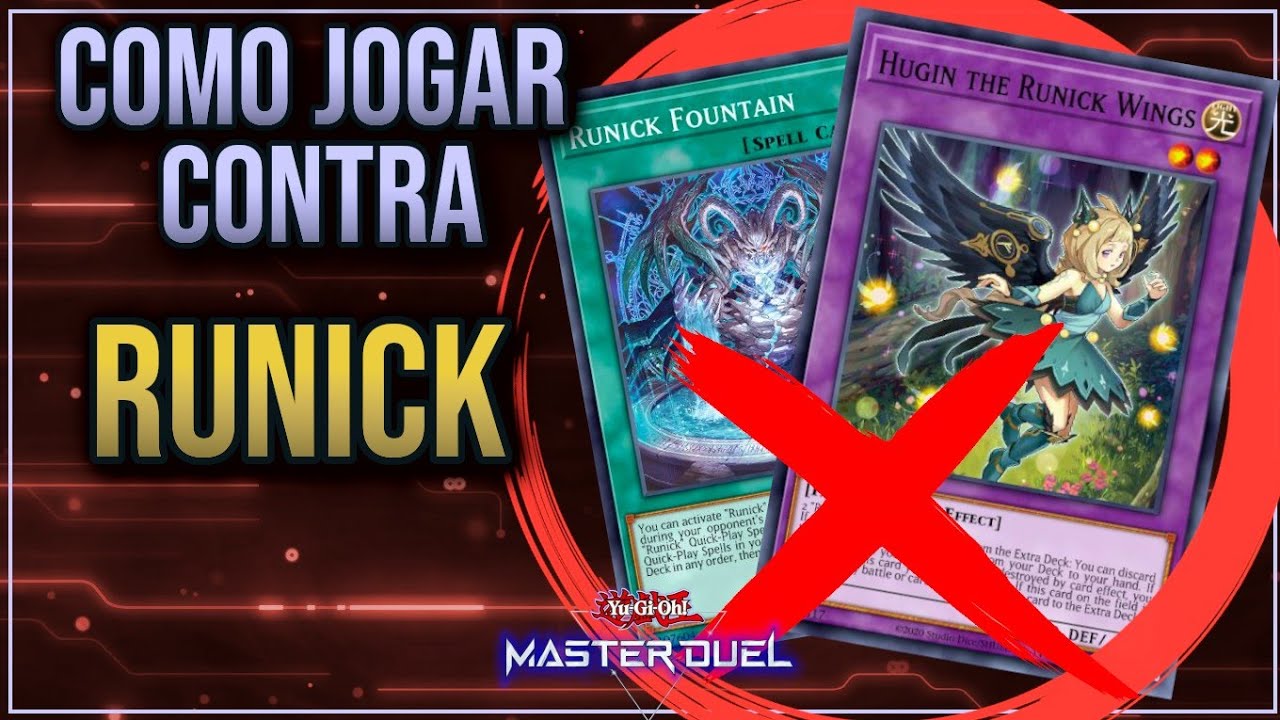 *COMO JOGAR CONTRA RUNICK* - DICAS e TRUQUES | Yu-Gi-Oh! Master Duel ...
