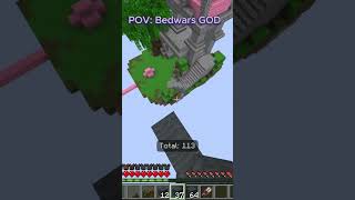 POV: Bedwars GOD #bedwars #minecraft #minecrafttricks