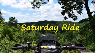 Riding on a Saturday! (KLR 650) Part 1