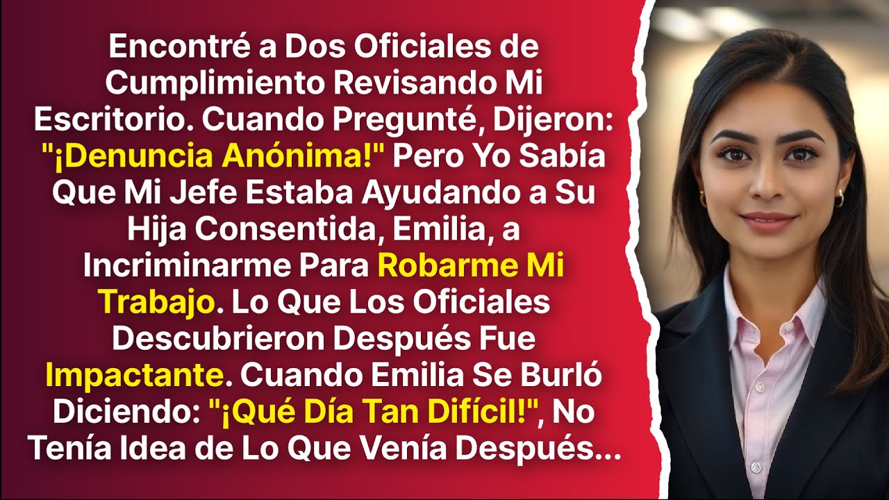 Encontré a Dos Oficiales de Cumplimiento Revisando Mi Escritorio, Pero Entraron en Pánico Cuando...