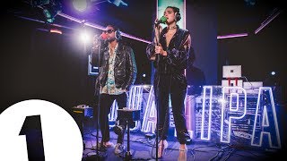 Video thumbnail of "Dua Lipa performs Lost in Your Light ft Miguel in the Live Lounge"