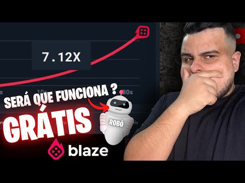 BLAZE SERÁ QUE O ROBÔ FUNCIONA MESMO ? LIVE TESTANDO O ROBOZINHO GRÁTIS