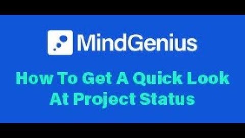 Project Management - Quick Look at Project Status