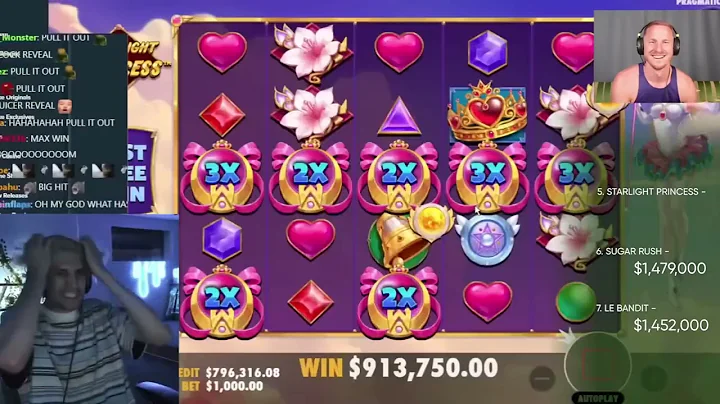 XQC BIGGEST WIN OF ALL TIME   Top 10 Le Bandit, Sugar Rush, Gates of Olympus ggg