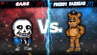 [MUGEN] AI BATTLE - Sans vs Freddy Fazbear screenshot 4