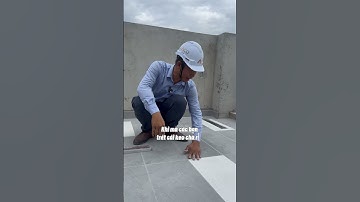 Lát Gạch Sân Thượng Chống Thấm Cần Lưu Ý Ngày - Xây Nhà Trọn Gói LACO #shorts