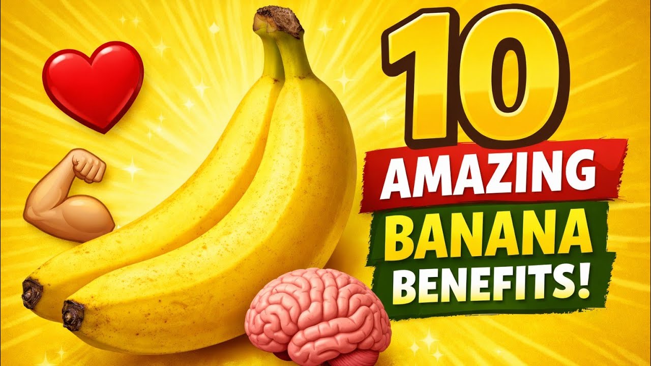 10 Amazing Health Benefits of Bananas You Didn’t Know!