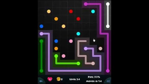 flow game facebook - jumbo pack level 24 Connect the dots