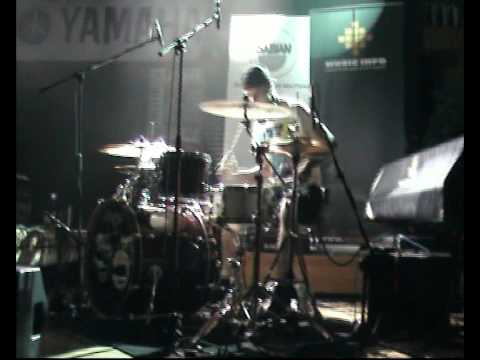 Bartek Pawlus performance before Akira Jimbo - drum solo - OPOLE 2010