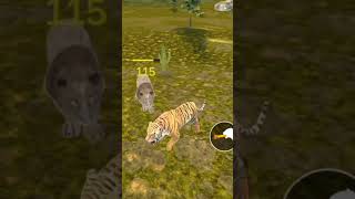 ultimate Tiger simulation 3d idle tiger vs animal attack on tiger simulator - gameplay#shorts screenshot 4