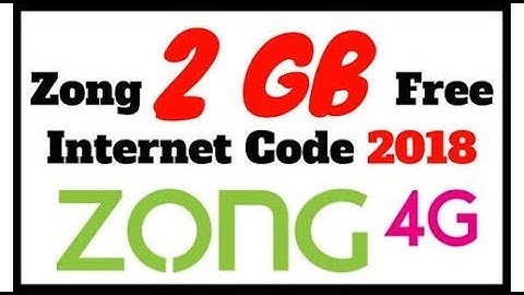 Zong Free Internet || 2GB Free Internet For Imo || Legal Method