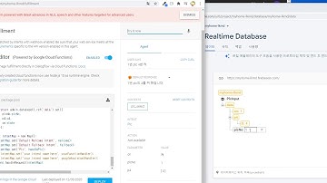 [두원공과대학교 메카트로닉스공학과] 음성으로 PLC제어하기_google chat bot+fire base+d1 mini