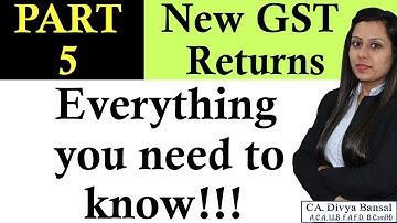 Easy way to file GST New Returns| GST RET 1| GST RET 2 (Sahaj)| GST RET 3(Suga| GST ANX 1| GST ANX 2