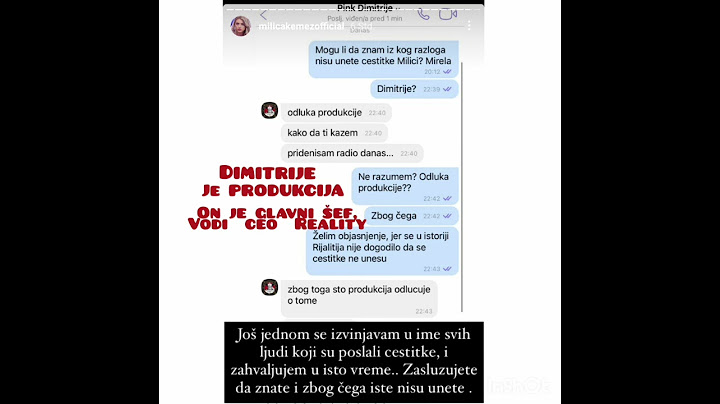 Odgovor Pinka što nisu unete čestitke Milici Kemez.Prava istina instagram LIVE.SVIH.ZADRUGARA