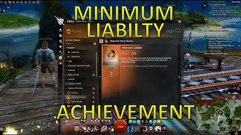 GW2 - Minimum Liability Achievement
