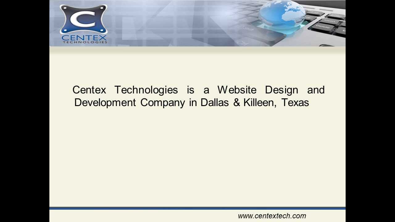 Dallas Website Design and Development - Centex Technologies
