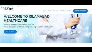 HTML, CSS & JavaScript Hospital App || fully Responsive || Doctor Appointment App