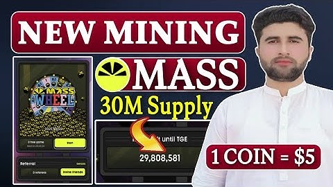 Mass New Mining App | Mass Token Price = $5 | Mass Total Supply 30M | Rizwan Baloch