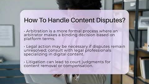 How To Handle Content Disputes? - Everyday-Networking