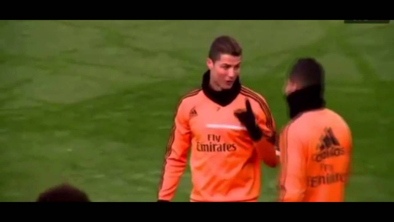 Cristiano Ronaldo Humillate Pepe Real Madrid Training 2014