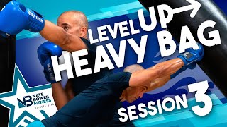 40 MINUTE \/\/ Level Up BOXING Heavy Bag WORKOUT 3 \/\/ NateBowerFitness