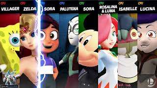 SpongeBob & Zelda vs Luz & Lilith vs Mickey & White Mage vs Kikimora & Bria