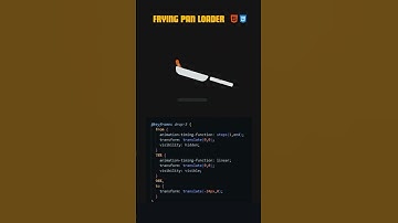 Frying pan loader 😍 || Animated Loader #loader #animated #coding #coders