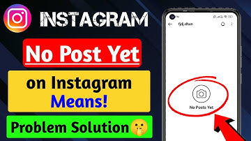 No Post yet on Instagram means | Account Profile No Post yet problem | Users Videos/Photos Not avail