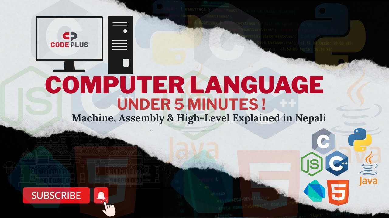 Programming Language under 5 minutes explained in Nepali || Codeplus
