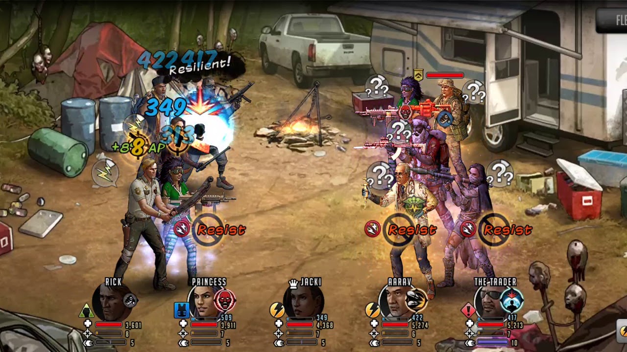 Walking Dead RTS - Friendly Duel v Gab1ka: Jacki/Trader Offense