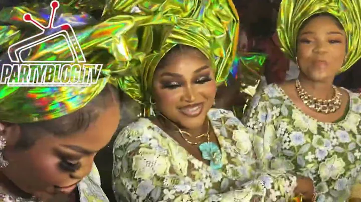 MERCY AIGBE AND IYABO OJO SCATTERED THE DANCE FLOOR , WATCH THEIR THEIR GRAND ENTRANCE TO THE HALL