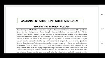 MPCE 011 Ignou Solved Assignment 2020-21