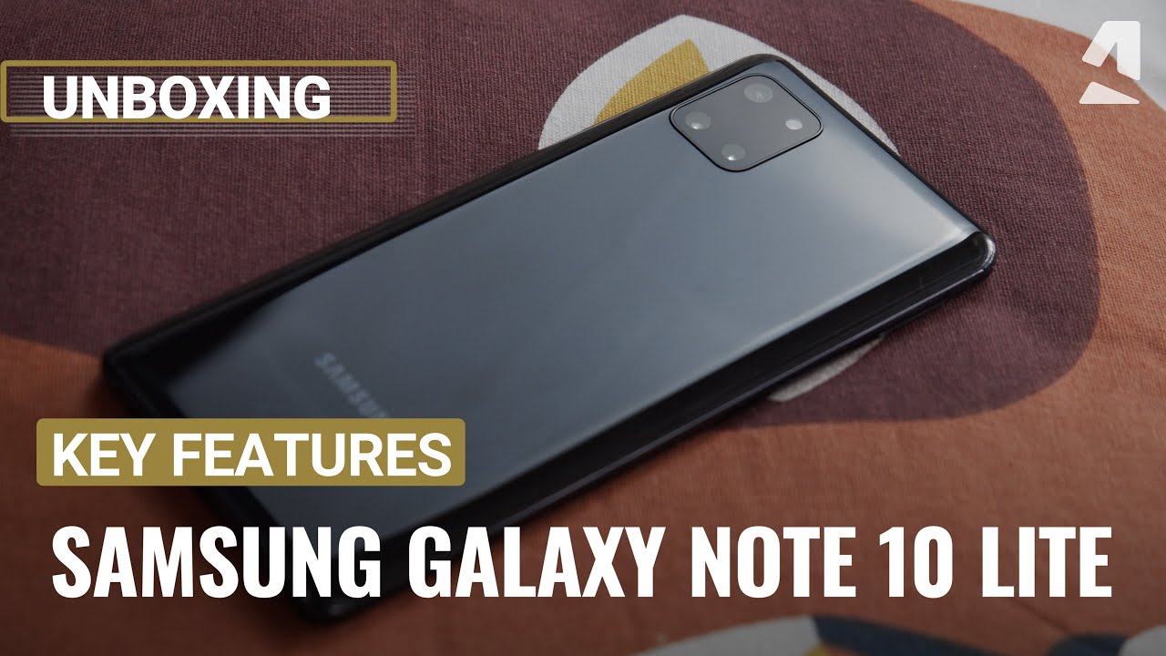 Samsung Galaxy Note 10 Lite Unboxing  First Look Heavy