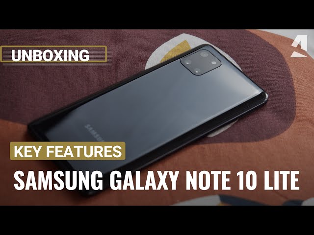 Samsung Galaxy Note 10 Lite unboxing and key features class=