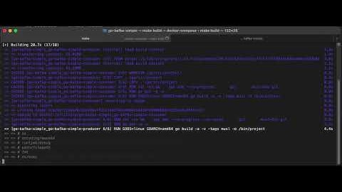 Demo Kafka Golang in Docker