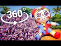 Pomni 50,000 TIMES! 360° video | VR / 4K | ( The Amazing Digital Circus Animation )