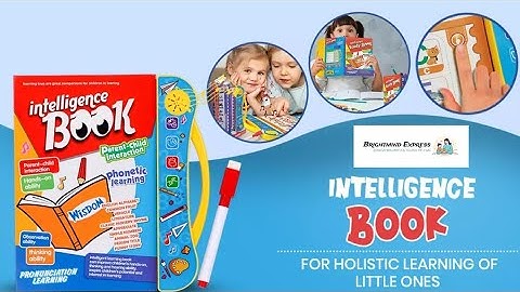 Intelligence Smart Book for Kids + Children can easily read and learn through sound | Smart E-Book