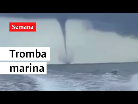 Tromba marina en Islas del Rosario en Cartagena | Videos Semana