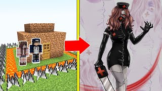 Nữ Y Tá Quỷ Nurse Ann Tấn Công Nhà Được Bảo Vệ Bởi bqThanh và Ốc Trong minecraft