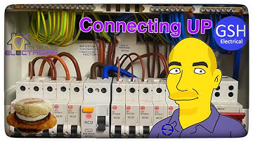 Connecting up a 10 Way Consumer Unit in 6 Minutes by My Trusted Electrician Luke Wichard (Speed UP)