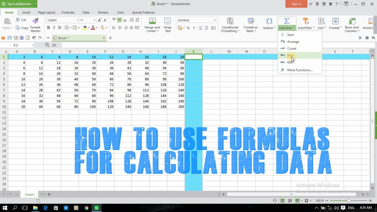 How To Create Chart In Wps Spreadsheet