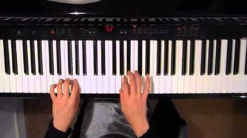 Online Piano Lessons:  D minor harmonic contrary motion scale