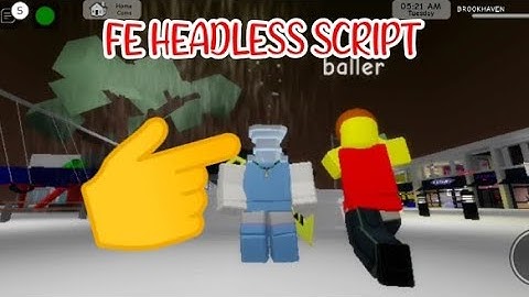 ROBLOX FE HEADLESS SCRIPT using FLUXUS EXECUTOR played at Fencing and Brookhaven- script on comments