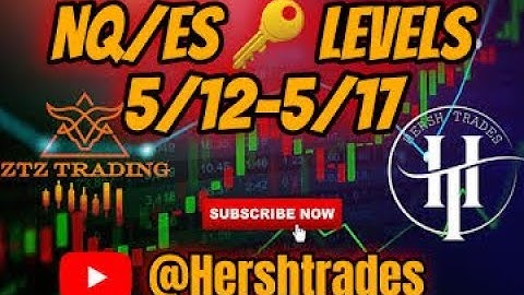 FUTURES TRADING NQ/ES KEY LEVELS GOING INTO THIS WEEK 5/12-5/17