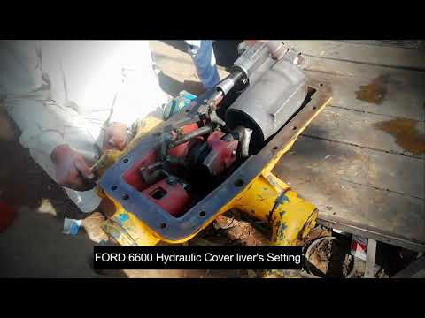 Ford 6600 hydraulic lift problem || Remove Lift Cover || FORD 6 Cyl. RESTORATION