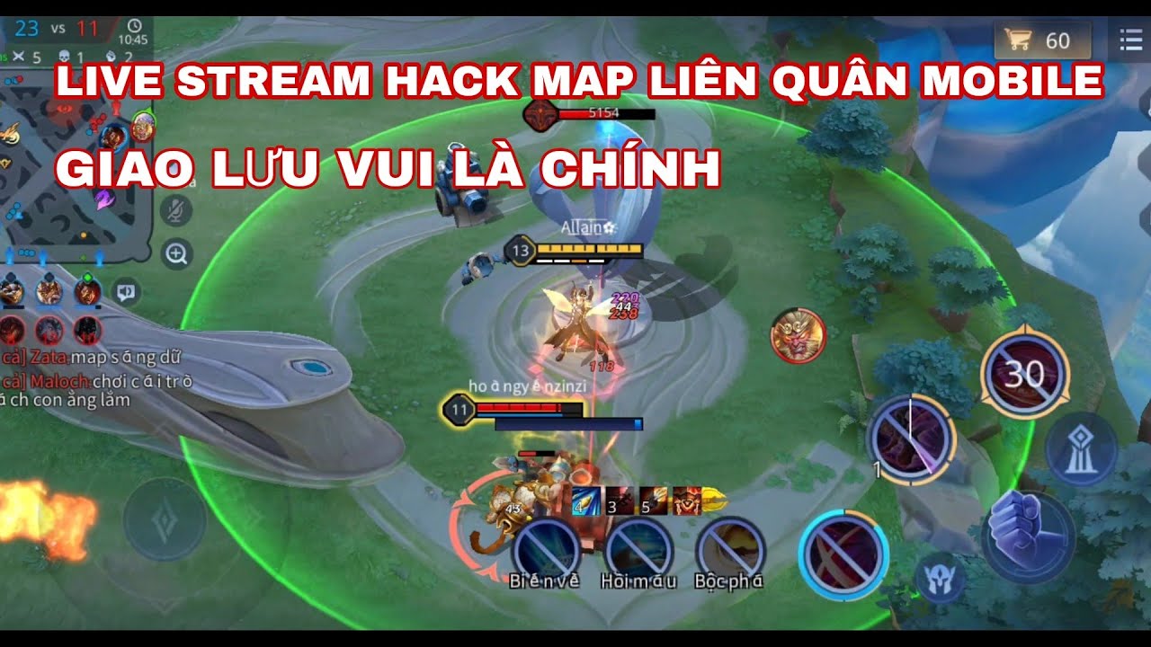 Live Stream Hack Map Liên Quân Mobile|Giao Lưu Vui Là Chính Không Quạo