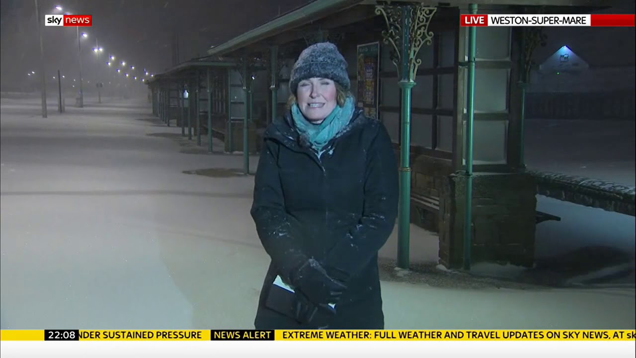 Beast From The East Sky News At 10 1 3 18 Youtube