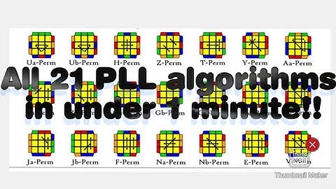 All 21 Rubik
