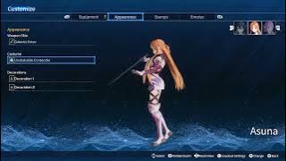 Sword Art Online Fractured Daydream Tales of Xillia Outfits